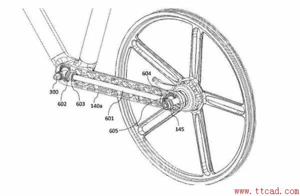 摩拜车没有链条,靠什么传动?