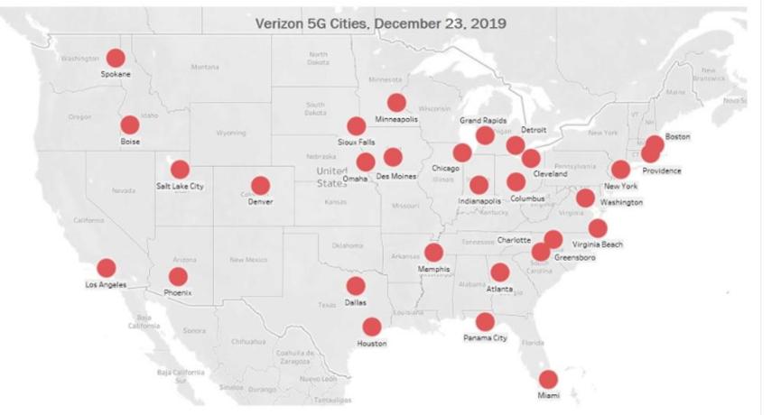 5G家庭互联网要到2020年晚些时候才会出现