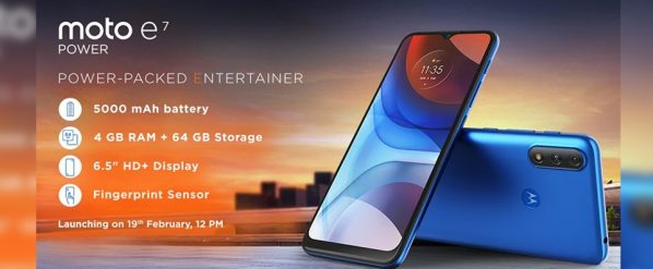 摩托罗拉Moto E7 Power泄露了规格和发布日期