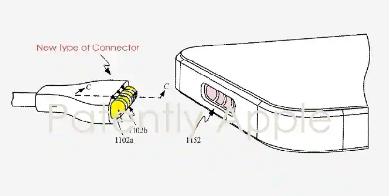苹果新专利显示适用于iPhone的有线MagSafe充电器,