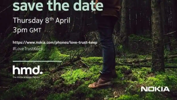 HMD Global将于4月8日推出新的诺基亚手机