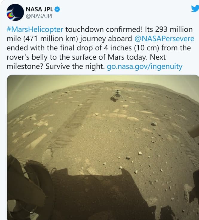 美国国家航空航天局(NASA)在首飞之前就部署了